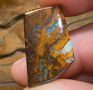 17.3cts - Australian Boulder Opal HALF PRICE TRIBAL - Opal Whisperers