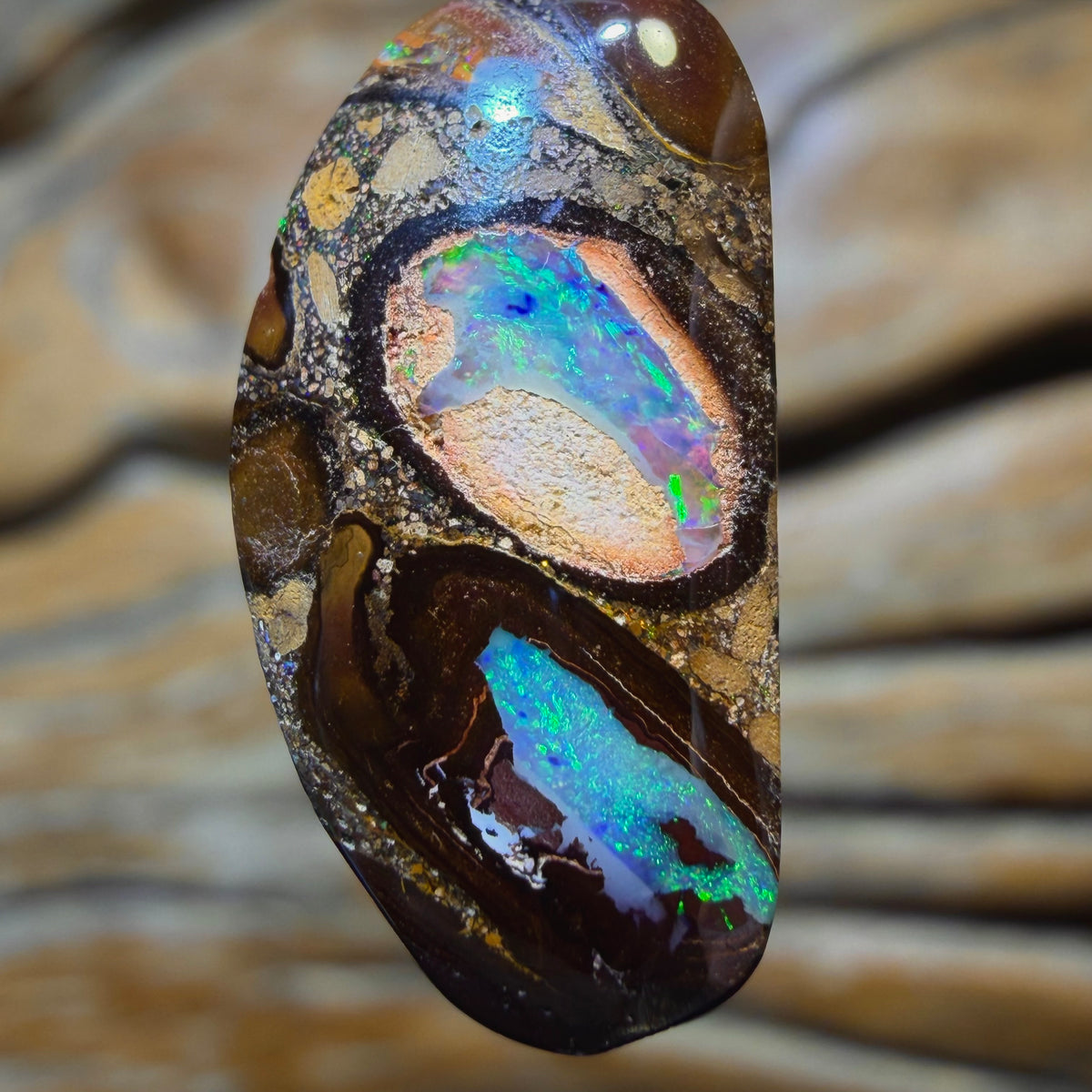 TGIF 12.5cts - “Double Yolker”Solid Yowah Nut Opal Pendant