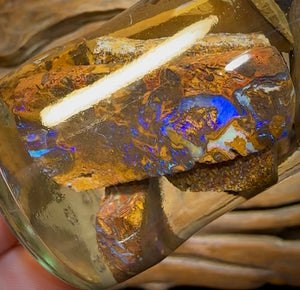 398cts - Jar of Boulder Opal Rubs.