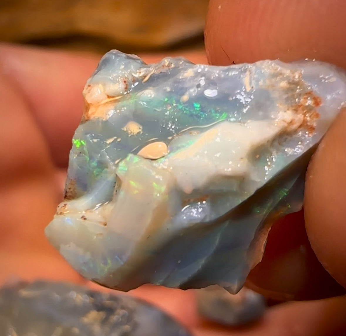93cts - 11x Lightning Ridge Opal Rough Parcel