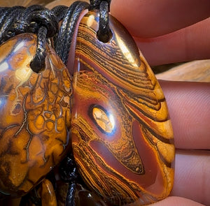 🔒10x Drilled Boulder Opals. Bulk Wholesale Dealers Parcel BARGAIN