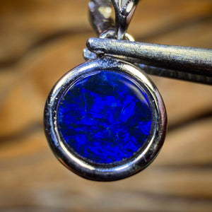 Awesome 🔨 AUCTION 🔨 Action  Sterling Silver - Queensland Boulder Opal Doublet Pendant