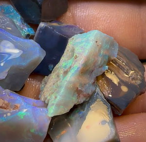 135.1cts - Quality 12x Lightning Ridge Dark and Black Opal Rough Parcel - Opal Whisperers