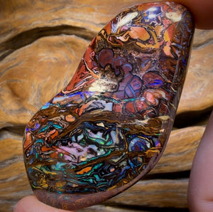 265.6cts - Top Tribal Australian Boulder Opal. Polished Specimen