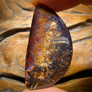 53.3cts - Tribal Yowah Nut Opal. Double Sided