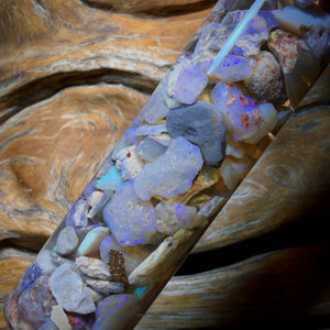 128.1cts - Lightning Ridge Opal Vial