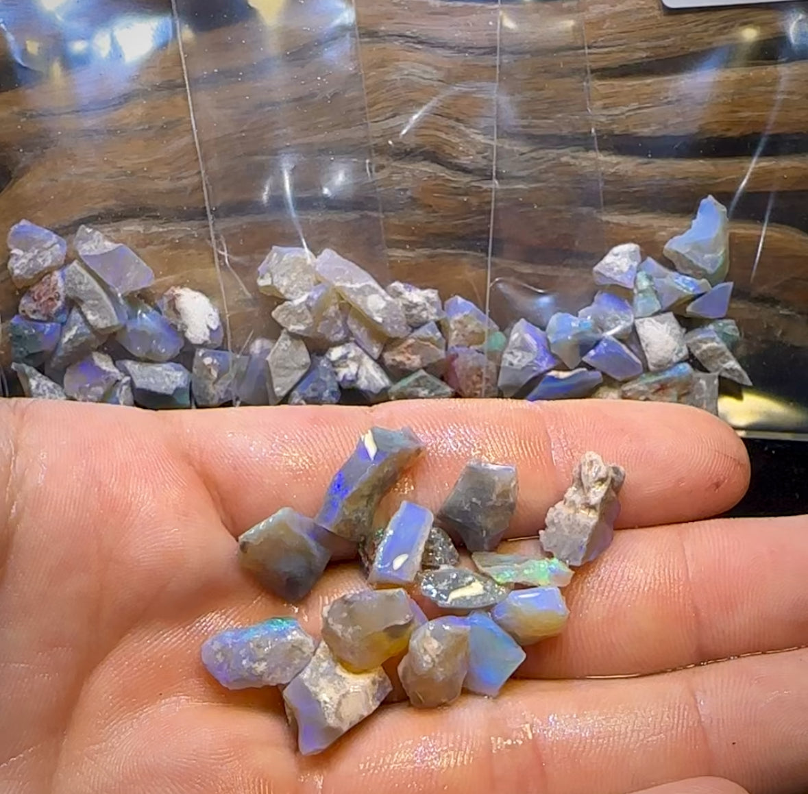 35cts - Lightning Ridge Opal Rough Tiny Cutters Parcels. BULK LISTING BARGAIN!
