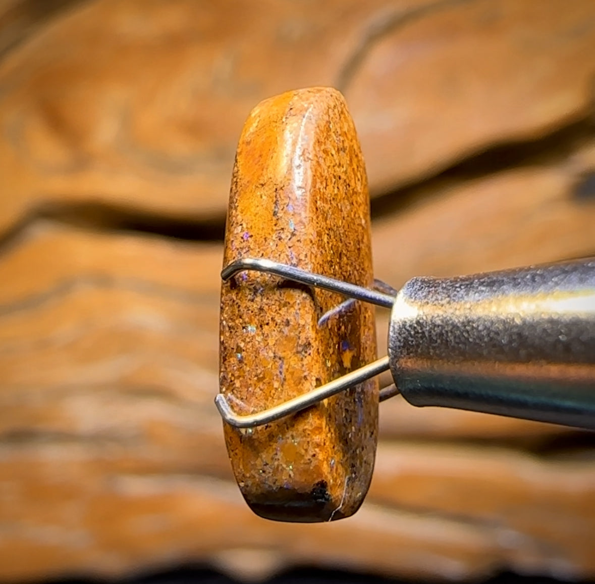 🔨 AUCTION 🔨 No Reserve 4.2cts - Tribal Queensland Boulder Opal from Yowah