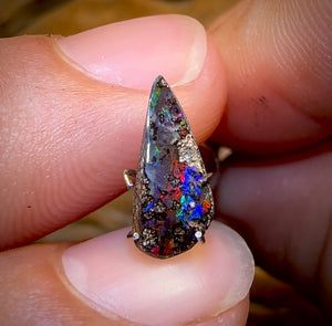 1.05cts - Queensland Boulder Seam Opal Red Fire