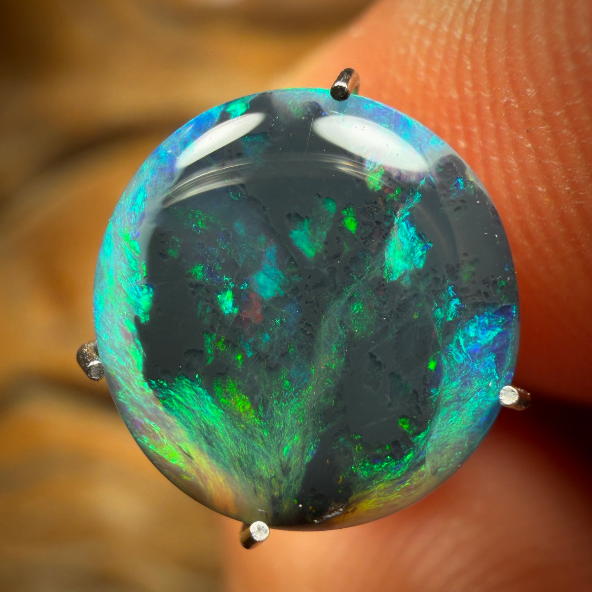 2.1cts - Lightning Ridge Black Opal