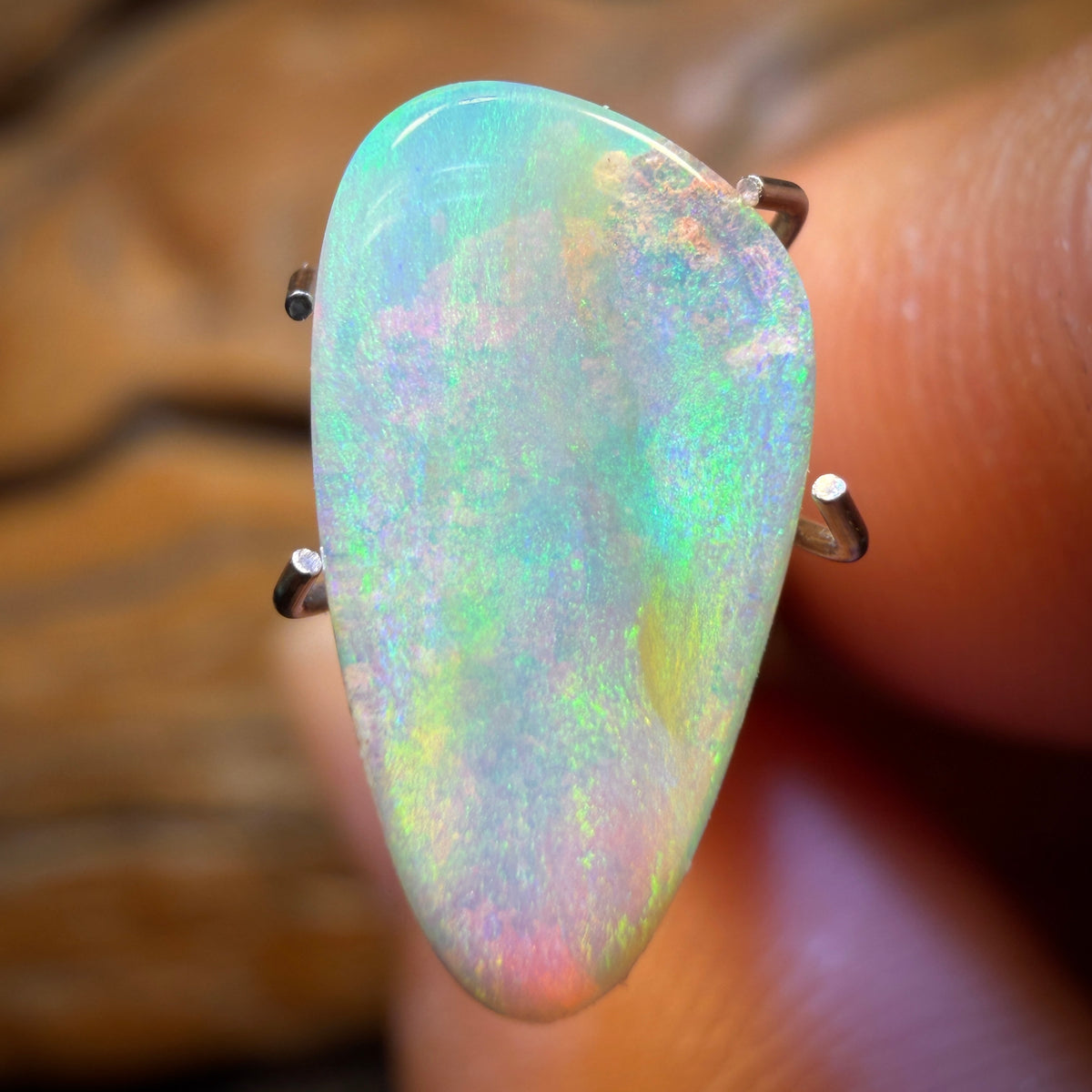 2.3cts - Solid Australian Boulder Pipe Crystal Opal