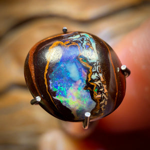 2.4cts - Yowah Nut Crystal Centre Opal. Australian Boulder Opal