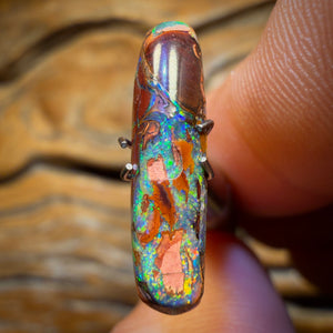 2.9cts - Yowah Nut Tribal Opal. Australian Boulder Opal