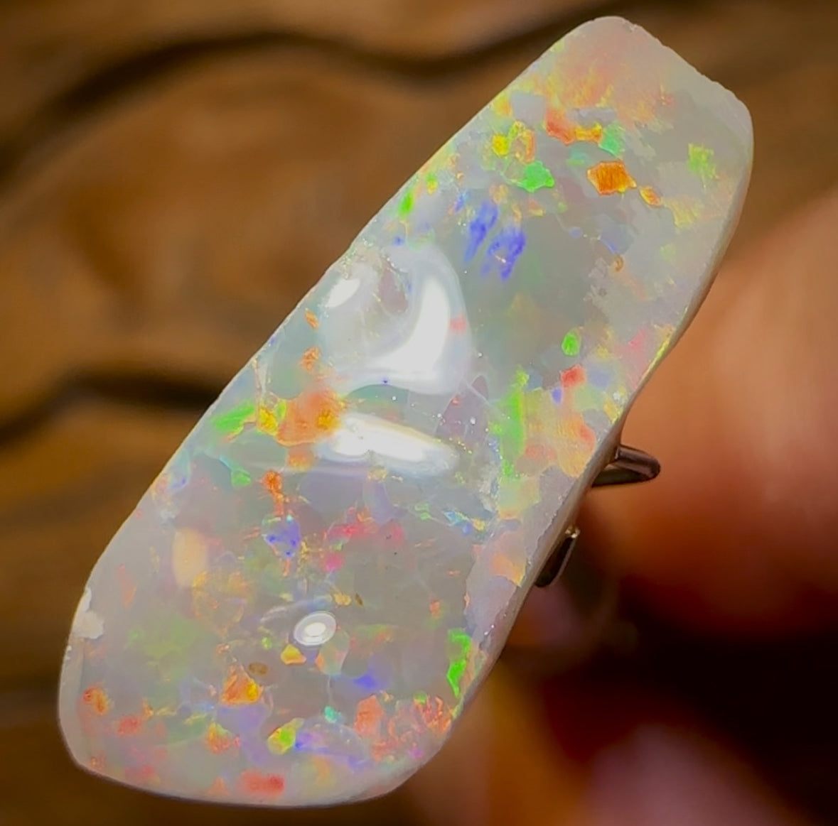 3.65cts - Lightning Ridge Dark Opal Rub
