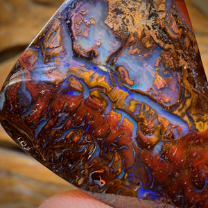 57.6cts - Tribal Yowah Nut Opal. Double Sided