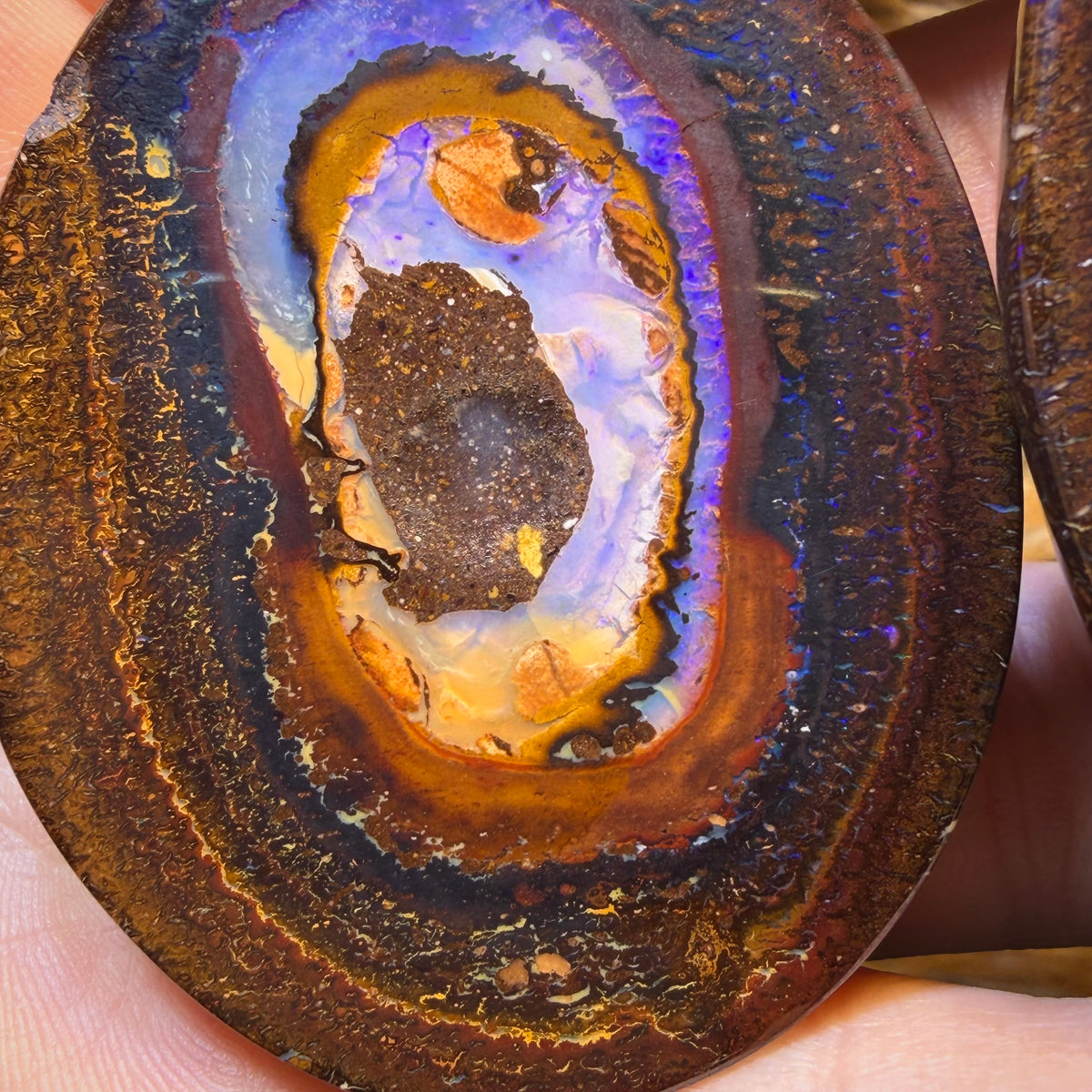 Opalfest Wildcard! 716.4cts - Rare Yowah Nut Crystal Centre Opal Specimen Pair. Polished