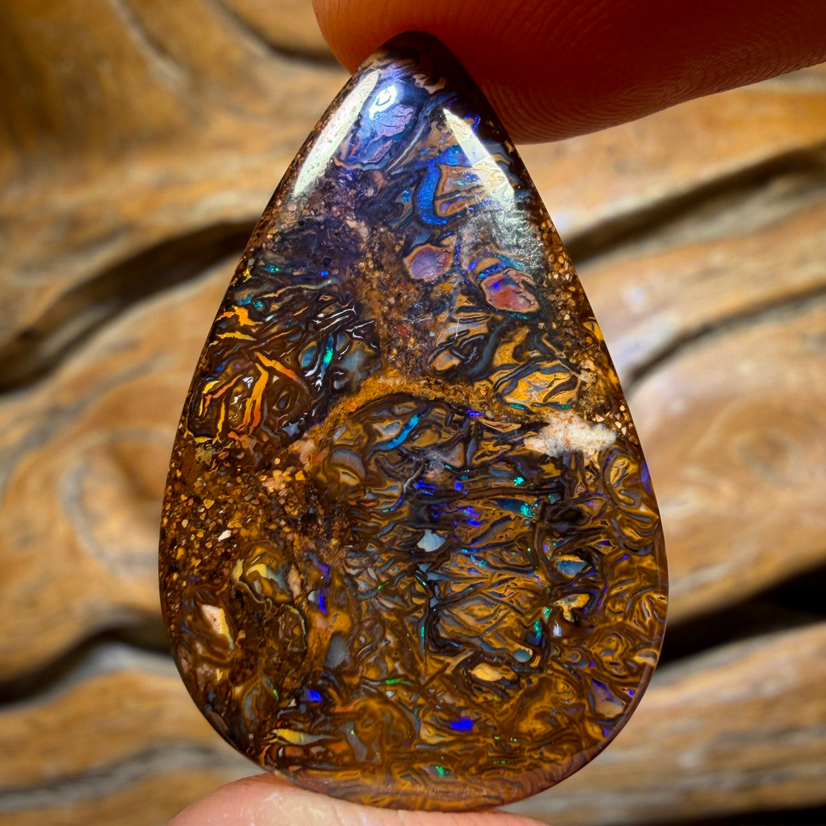 21.2cts - Tribal Yowah Nut Opal. Australian Opal