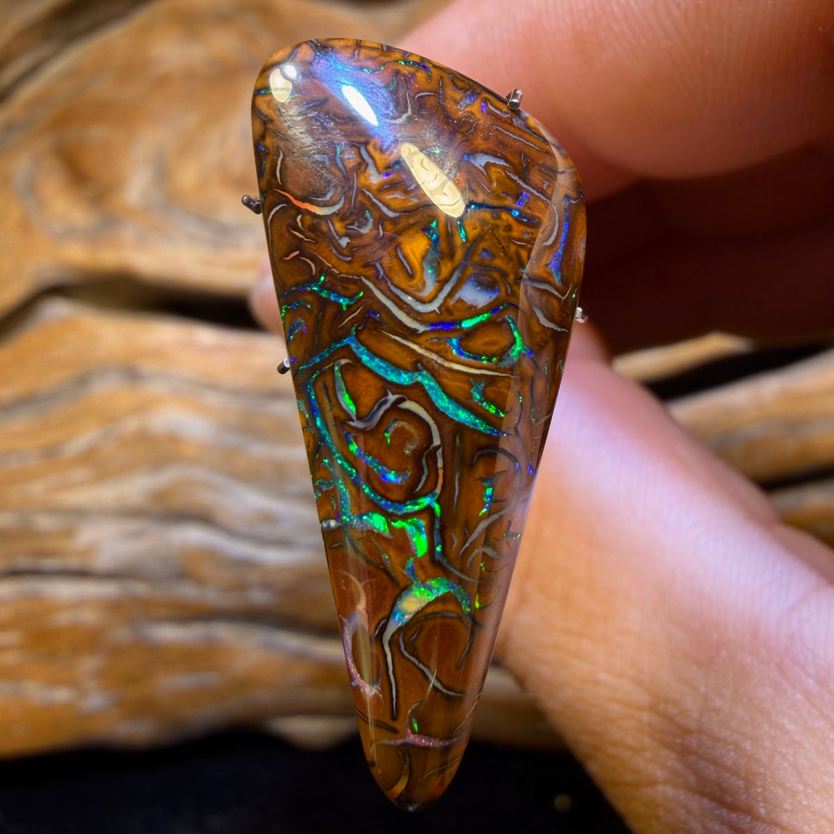 21.4cts - Tribal Queensland Boulder Opal from Yowah
