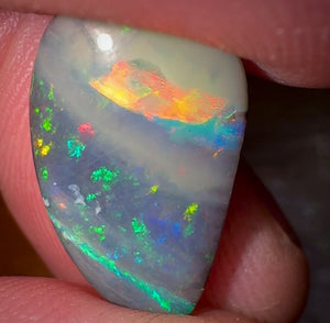 10.75cts - Unique Pattern Solid Boulder Opal Gem - Opal Whisperers