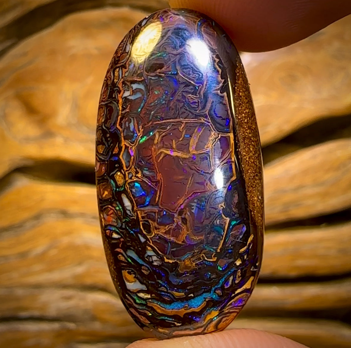 41.4cts - Tribal Australian Boulder Opal from Yowah