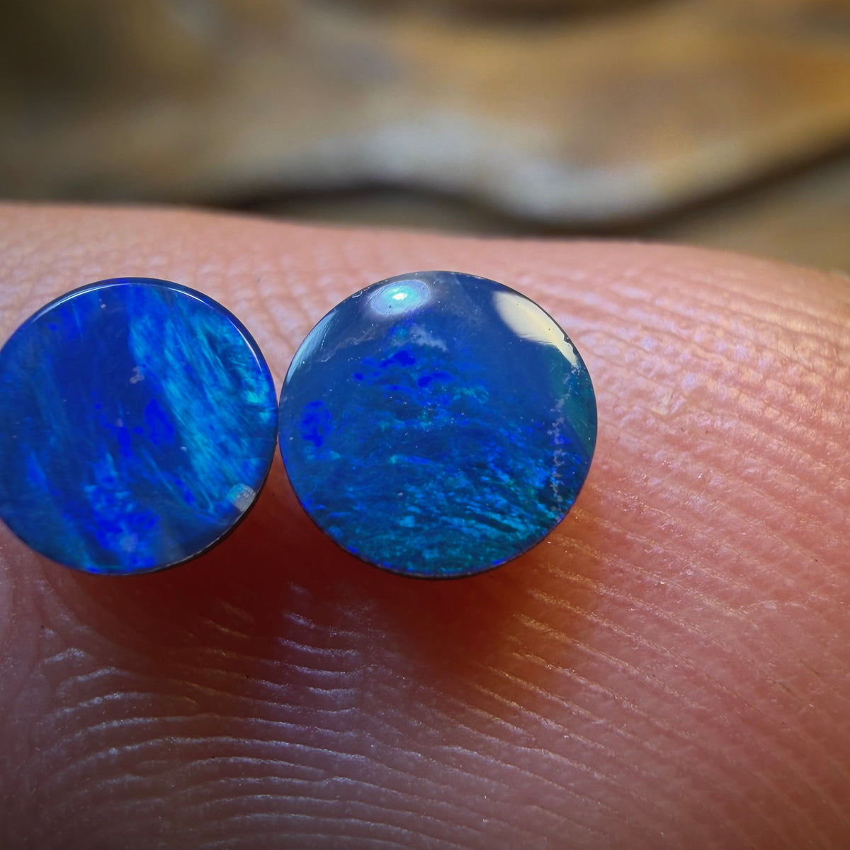 Wildcard! 0.87cts - Australian Boulder Opal Doublet Pair