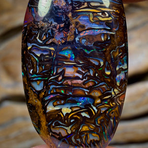 26.4cts - Tribal Queensland Boulder Opal from Yowah