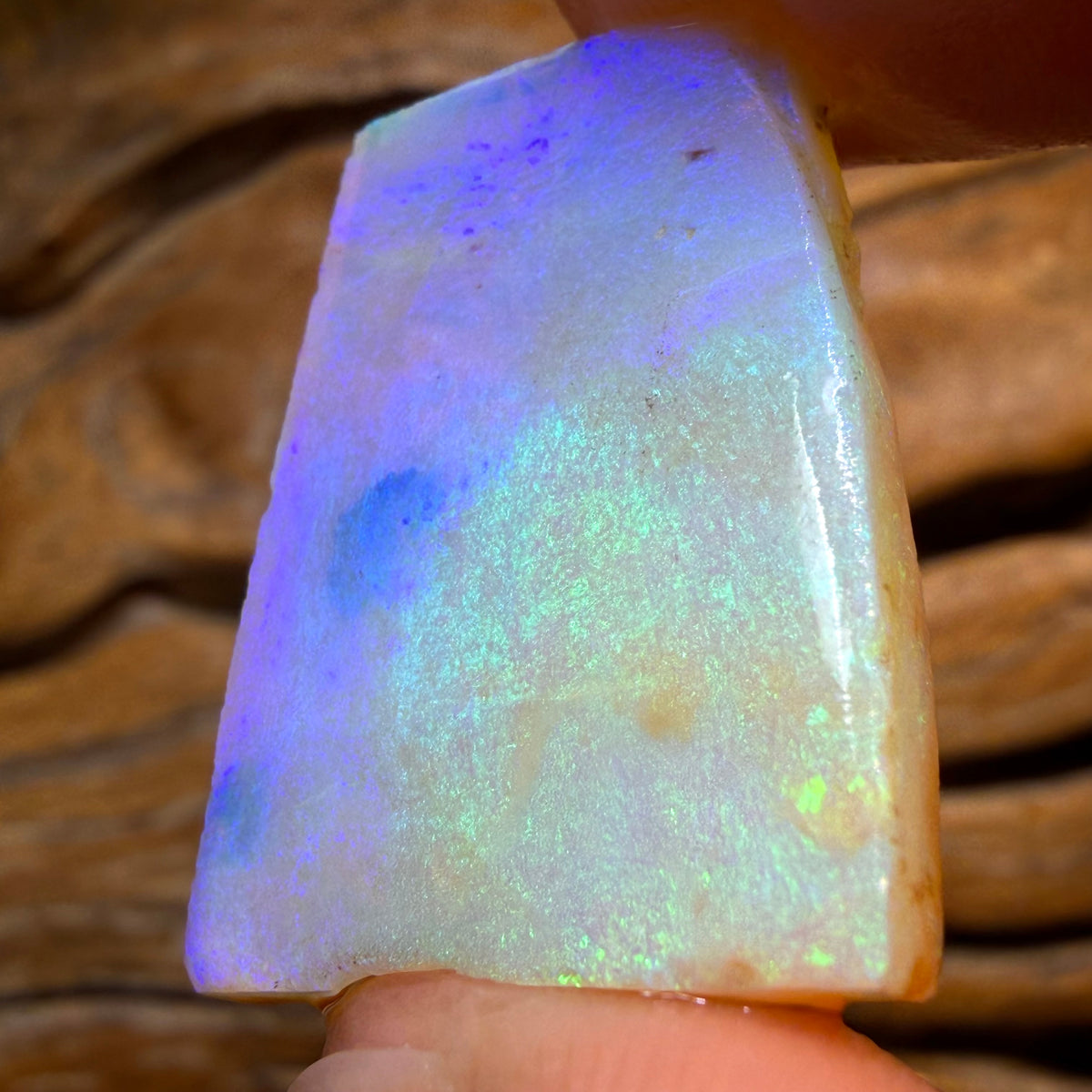 TGIF 26.4cts - Pure Crystal Opal Rough Piece from Yowah