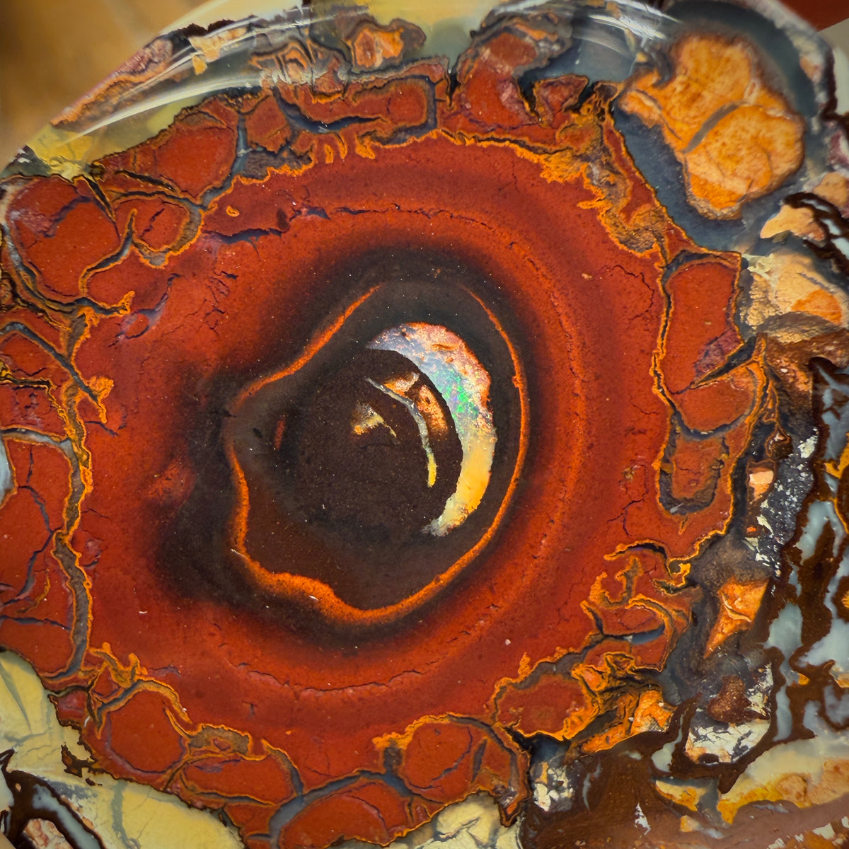 61.1cts - Awesome Tribal Queensland Boulder Opal from Yowah