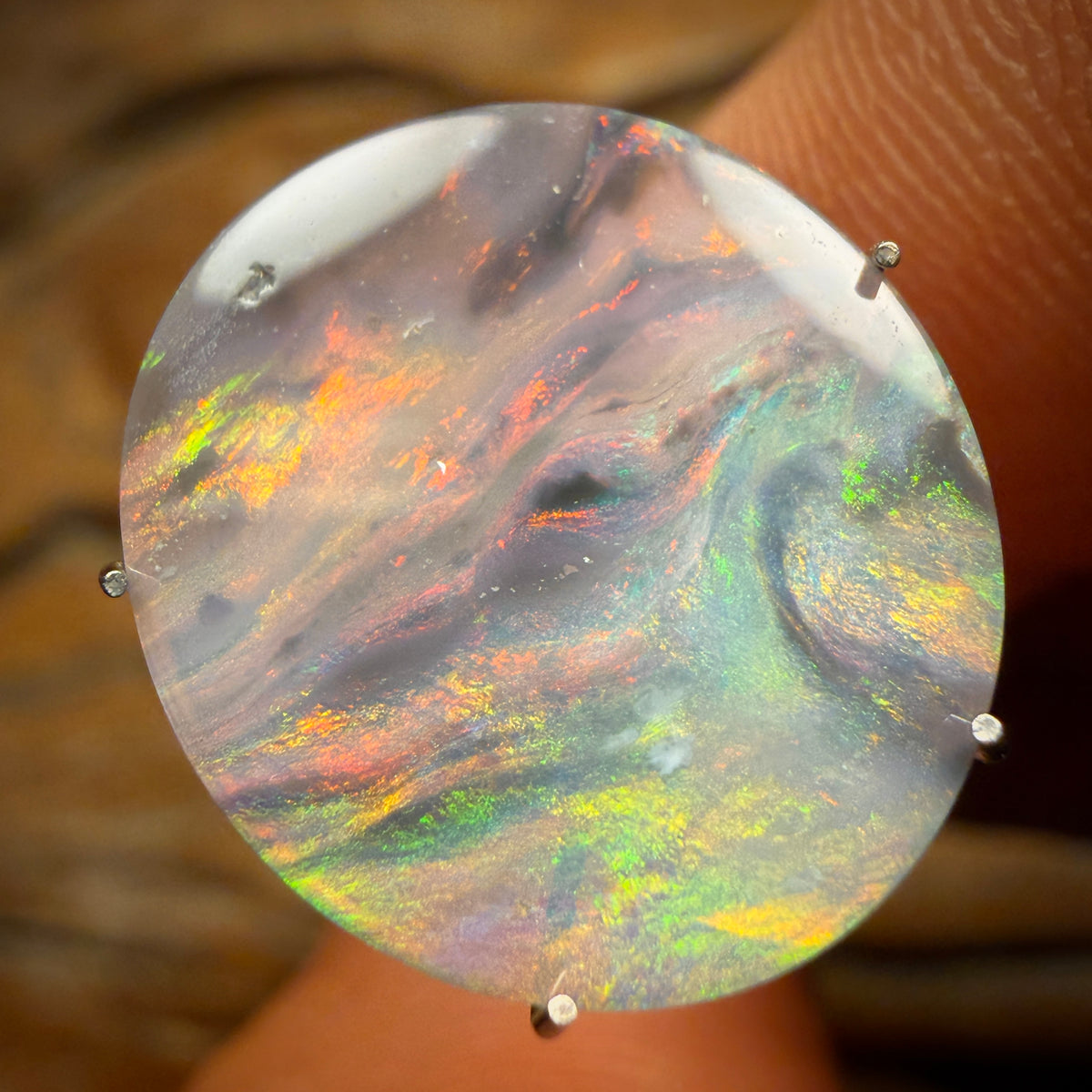 2.1cts - Super Nova Lightning Ridge Semi Black Opal