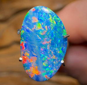 1.9cts - Australian Boulder Opal Doublet - Opal Whisperers