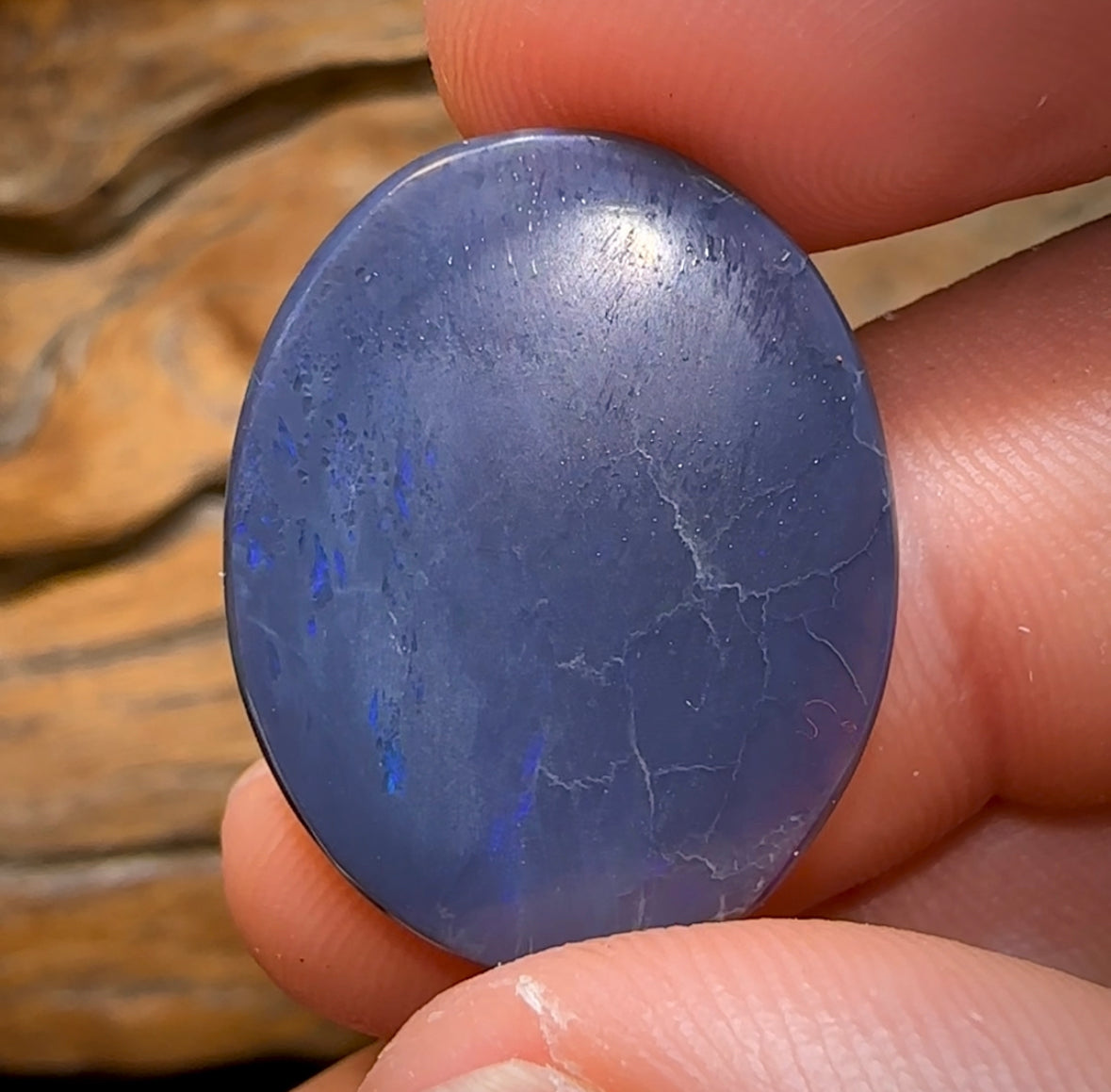 14.6cts - Australian Black Opal from Lightning Ridge. Heritage Collection - Opal Whisperers