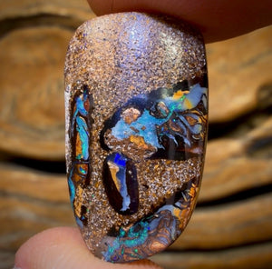 Wild Card Cluster Card! 23.8cts - Tribal Australian Boulder Opal from Yowah