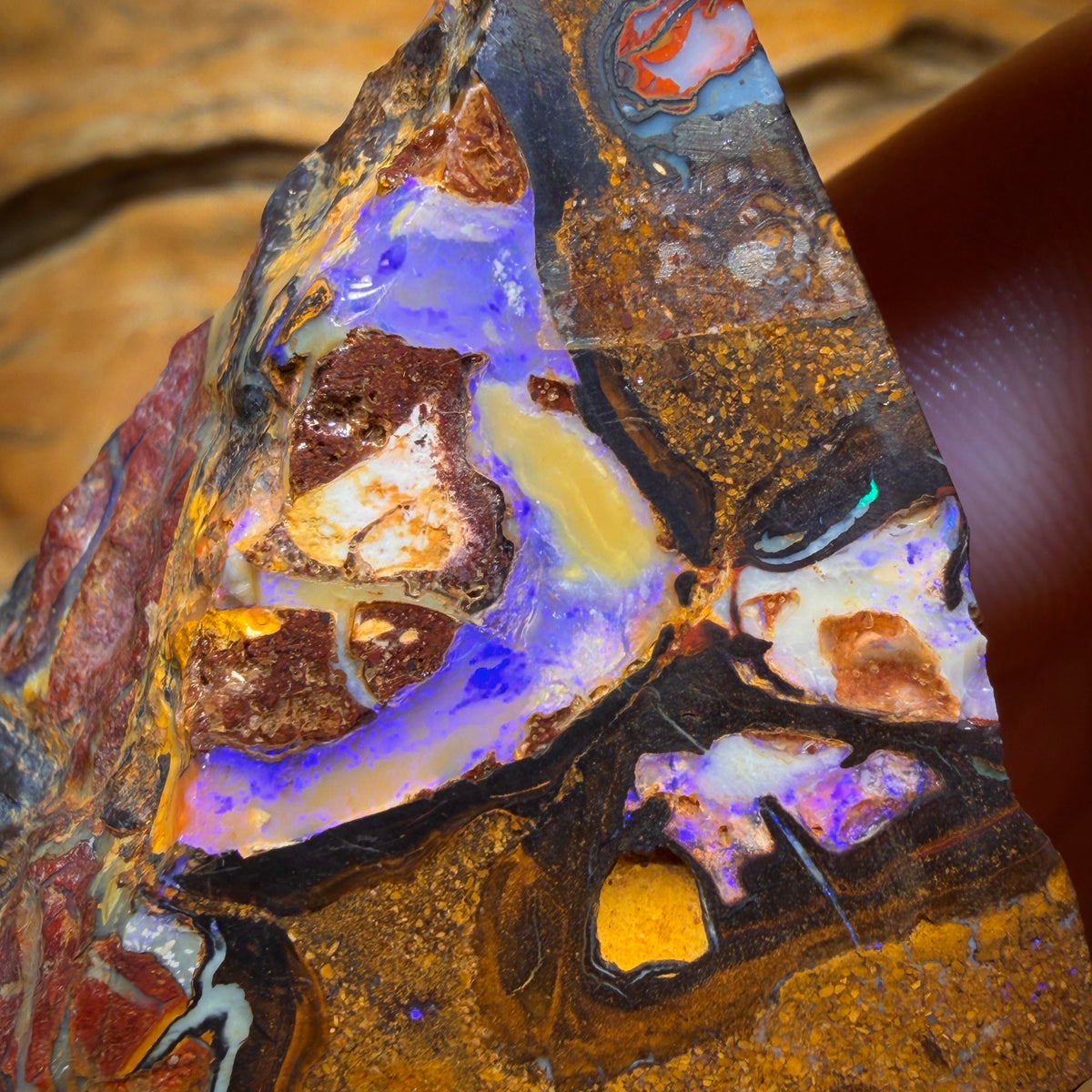 196.7cts - Yowah Nut Conglomerate Rough Piece. Featured On ‘OUTBACK OPAL HUNTERS’!!