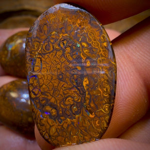 94.5cts- 4x Tribal Queensland Boulder Opal Rubs
