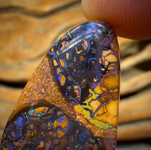 55.1cts - Tribal Yowah Nut Australian Opal Double Sided Double Conglomerate.