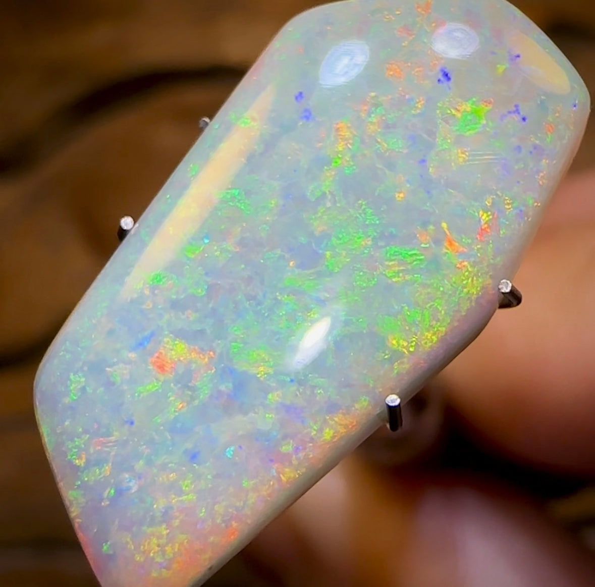 8.9cts - Top GEM Dark Opal from Mintabie South Australia Andreou Heritage Collection - Opal Whisperers