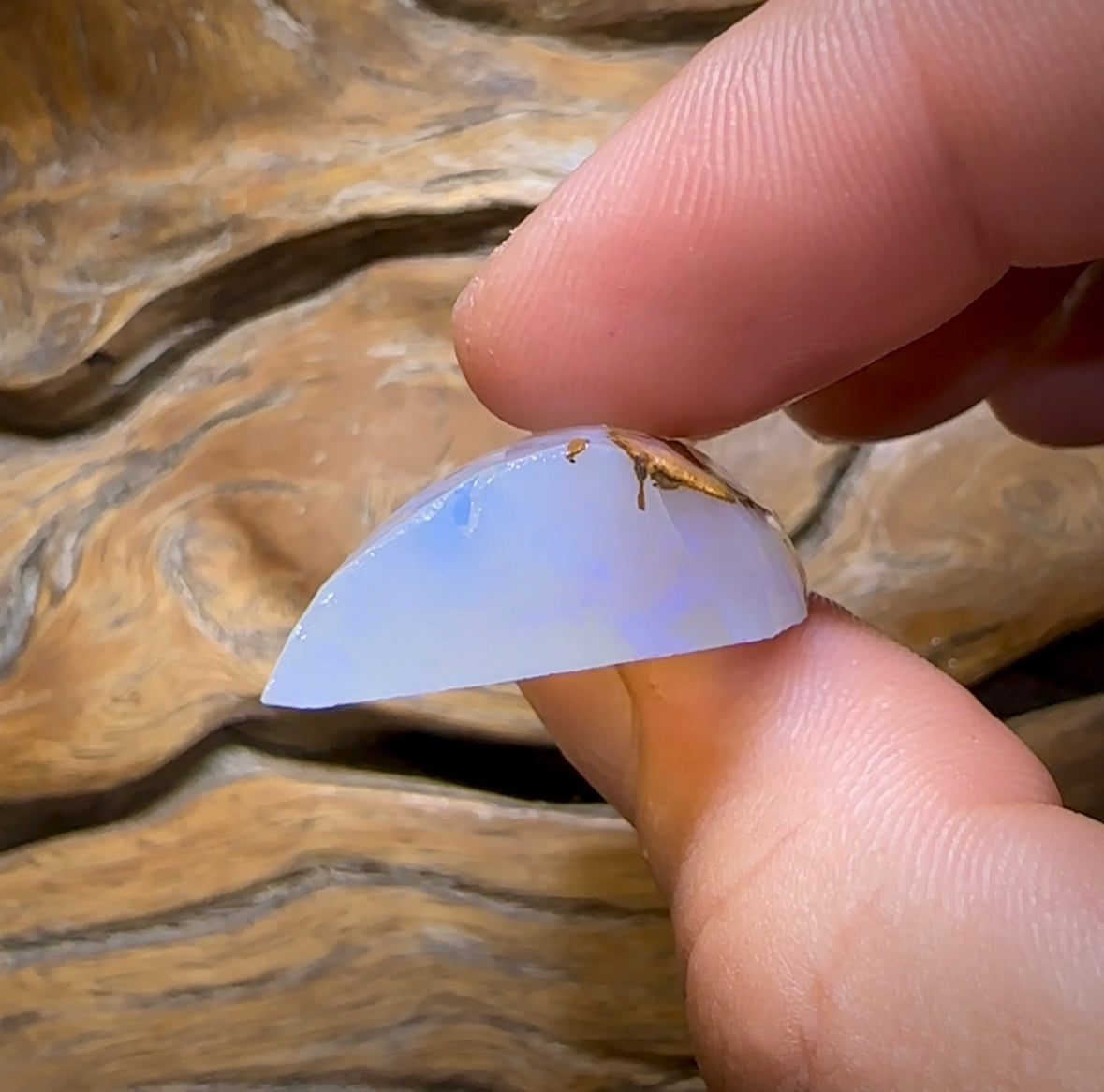 (Template) 80.6cts - Large Queensland Boulder Crystal Rub. Australian Opal - Opal Whisperers