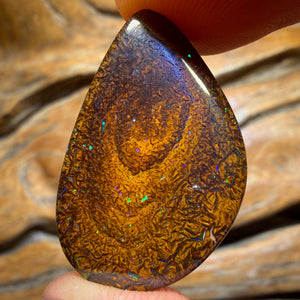 24.7cts - Tribal Yowah Nut Opal. Australian Opal