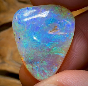 16.1cts -  “Celebrity Stone” RARE GEM Yowah Nut Pure Crystal Opal. Featured on “Outback Opal Hunters”!