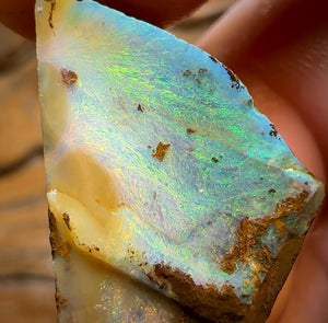 41.5cts - Queensland Boulder Seam Opal Rub