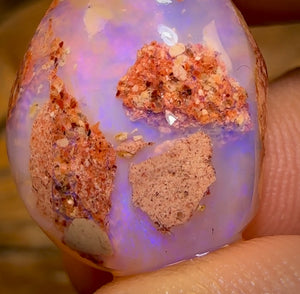 Wild Card! 28.1cts - Boulder Pipe Opal Rub. Australian Opal