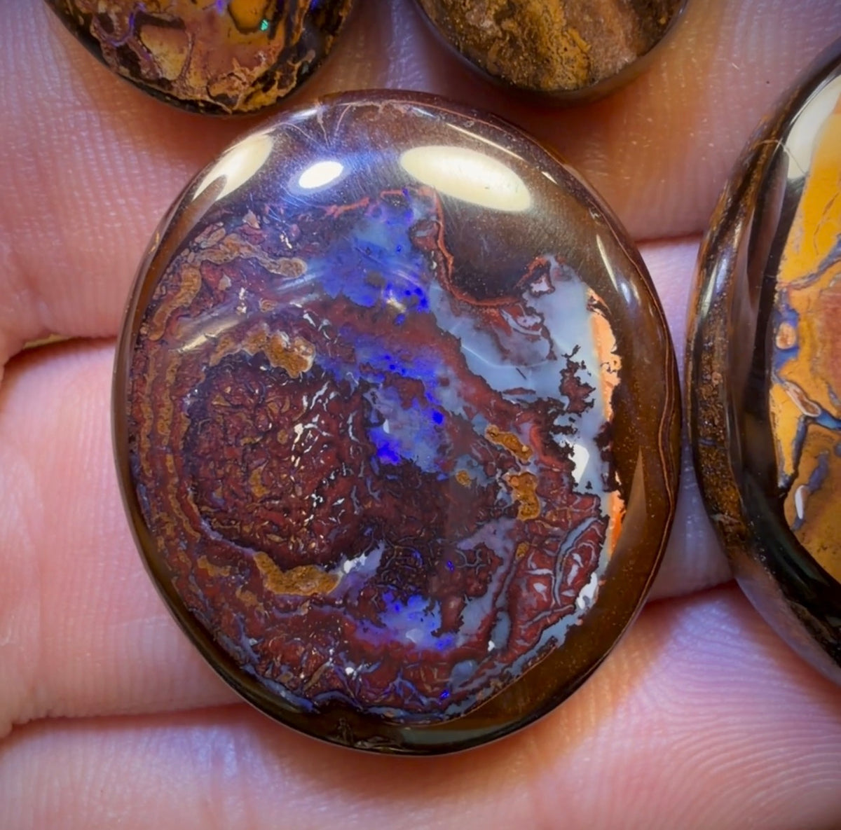 139.1cts - 5x Australian Tribal Boulder Opal’s. Wholesale Dealers Parcel