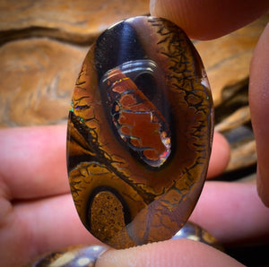 161.6cts - 3x Australian Tribal Boulder Opal’s. Wholesale Dealers Parcel $1/Ct Bargain