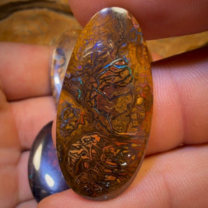 🔒 149.4cts - 5x Australian Tribal Boulder Opal’s. Wholesale Dealers Parcel