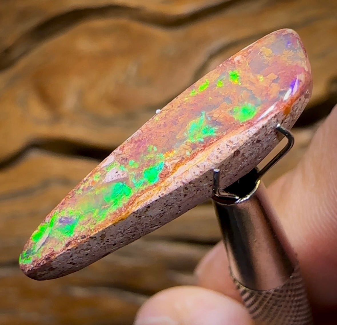 6.6cts - “Pipe Dream” Solid Australian Boulder Pipe Opal