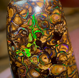 27.6cts - Yowah Nut Opal. Tribal Pattern