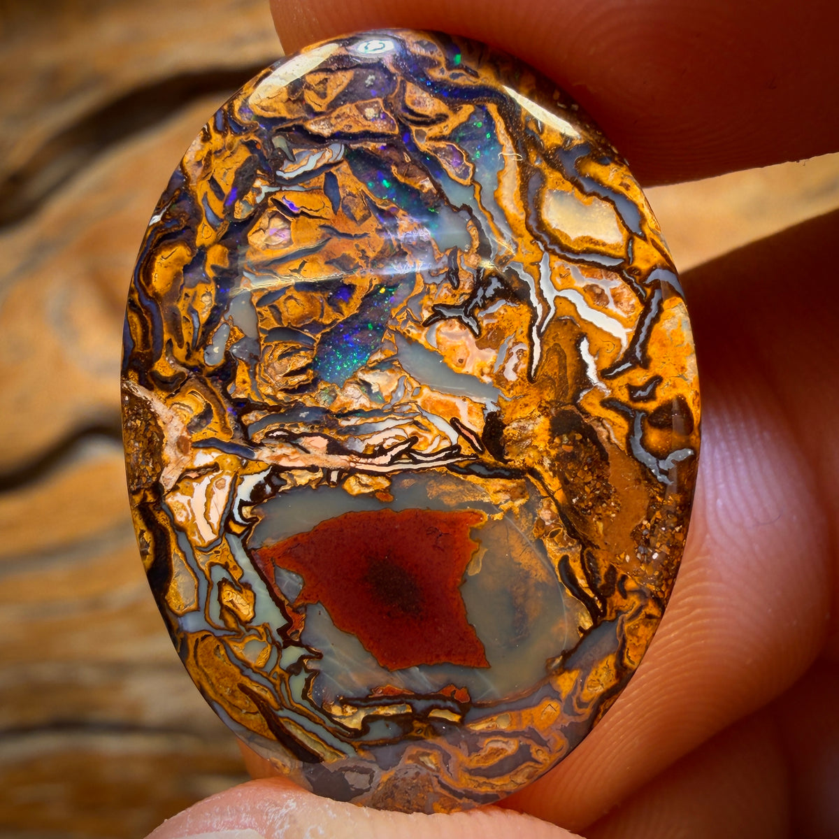 25.1cts - Tribal Queensland Boulder Opal from Yowah