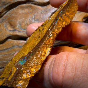 471cts - Yowah Opal Rough Piece. Biscuit Band