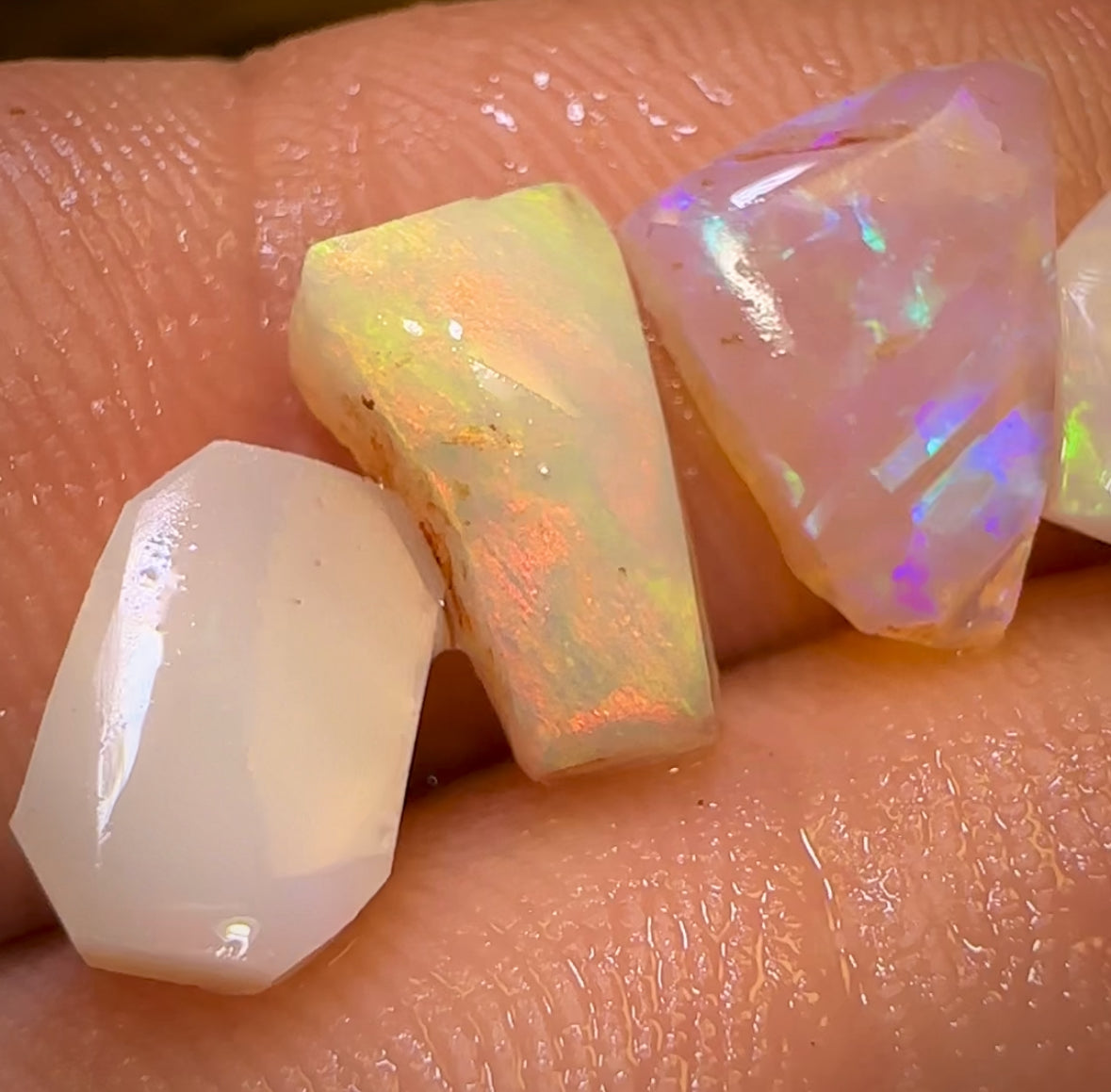 🔨 AUCTION 🔨 10.8cts - 6x Quality South Australian Opal Rubs