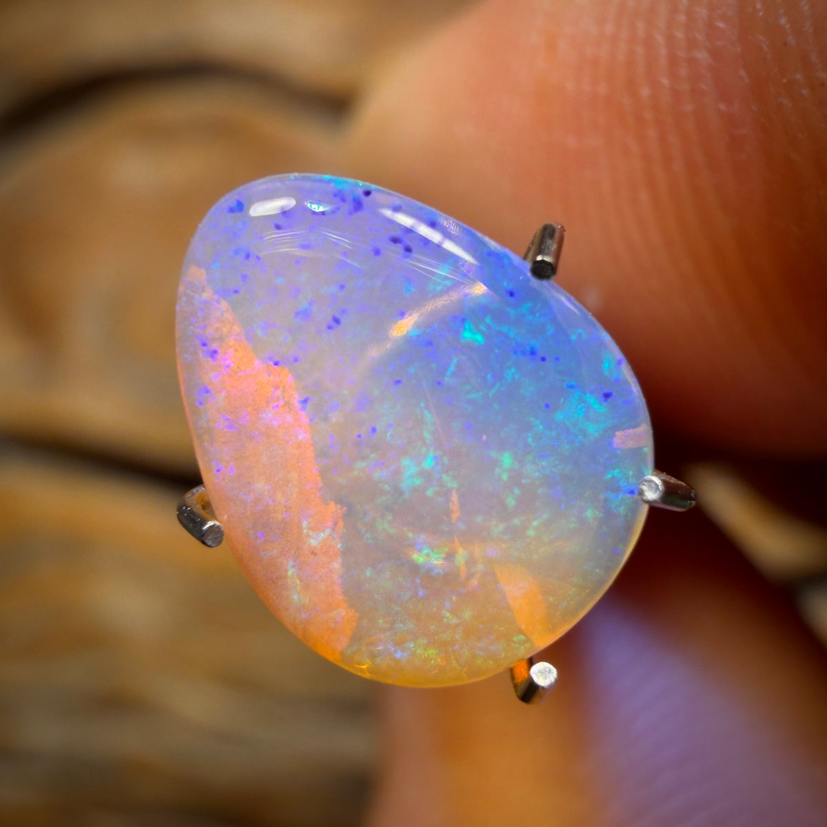 1.6cts - Solid Australian Boulder Pipe Crystal Opal